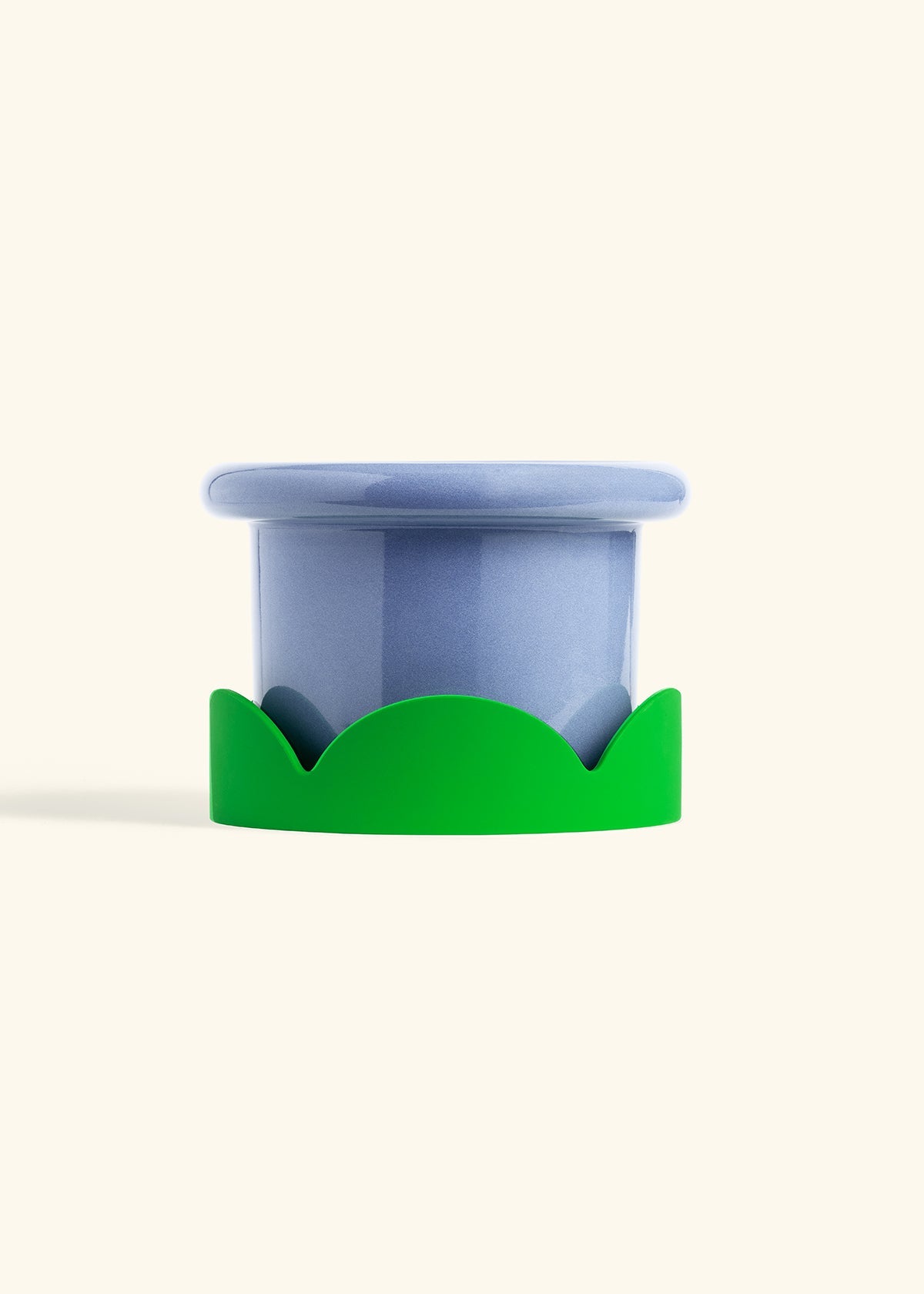 Cornflower Fat Lip Planter Drip Tray Combo