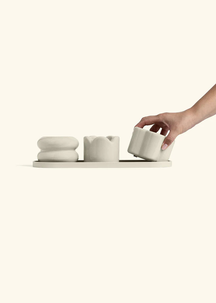 Oat Mini Planter Trio