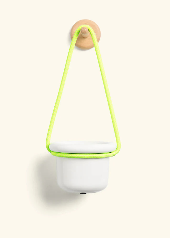Polar White Hanging Fat Lip Planter