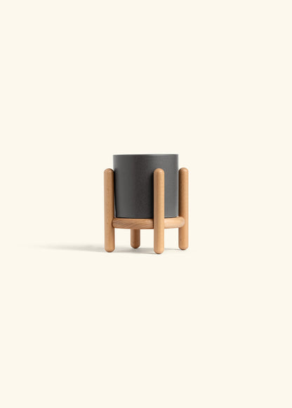 Charcoal Classic Planter and Stand Combo
