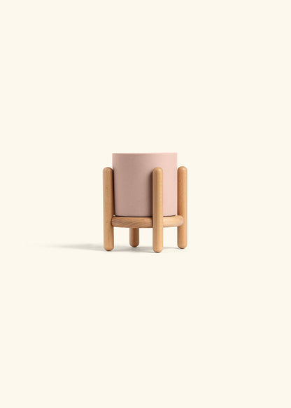 Rose Pink Classic Planter Stand Combo