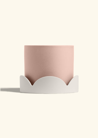 Rose Pink Classic Planter Drip Tray Combo