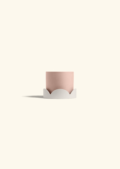 Rose Pink Classic Planter Drip Tray Combo