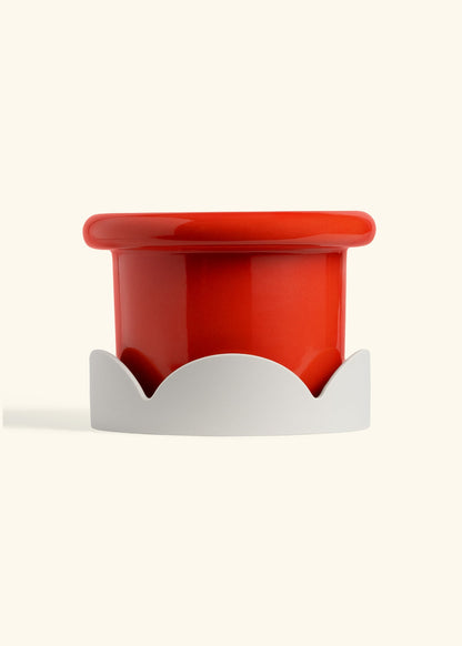 Poppy Fat Lip Planter Drip Tray Combo