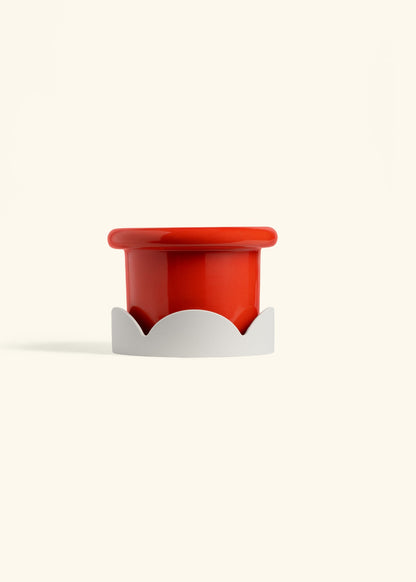 Poppy Fat Lip Planter Drip Tray Combo
