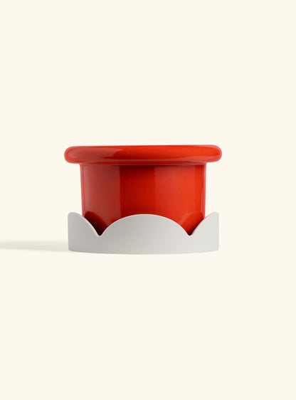 Poppy Fat Lip Planter Drip Tray Combo